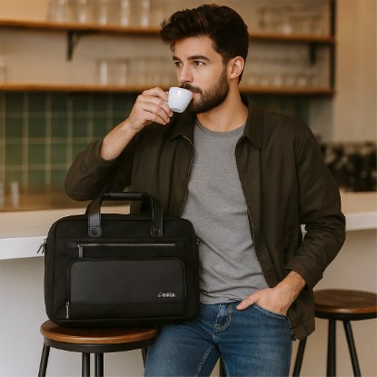 Torba za laptop OCTIO Prestige, 15.6", crna