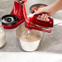 Mikser VONSHEF, ručni, 300W, s posudom 3.5 l, crveni