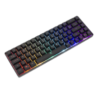 Tipkovnica WHITE SHARK GK-2201 Ronin, RGB, membranska, HR/US layout, crna, USB
