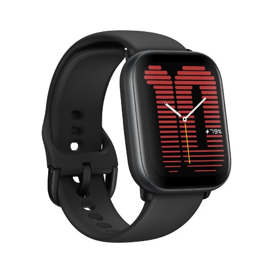 Pametni sat AMAZFIT Active, 1.75" Amoled, pametne obavijesti, crni