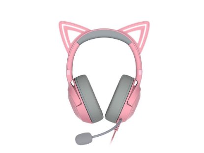 Slušalice RAZER Kraken Kitty V2 Quartz, USB, roze
