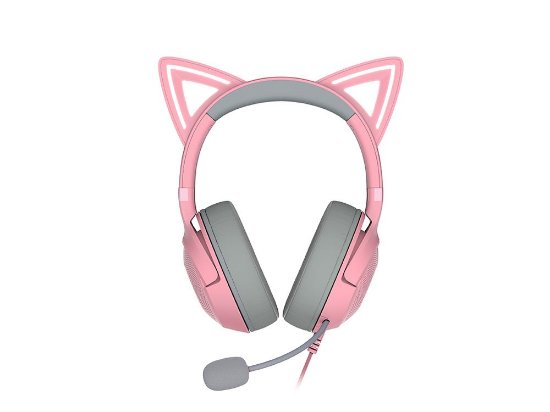 Slušalice RAZER Kraken Kitty V2 Quartz, USB, roze