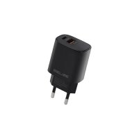 Kućni punjač BELINE BLN2CB30 GaN, 30W, PD3.0/QC3.0, USB-C + USB-A, crni