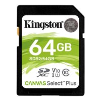 Memorijska kartica KINGSTON Canvas Select Plus SDS2/64GB, SDXC 64GB, Class 10 UHS-I