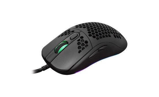 Miš WHITE SHARK Galahad GM-5007, 6400dpi, RGB, optički, žičani, crni