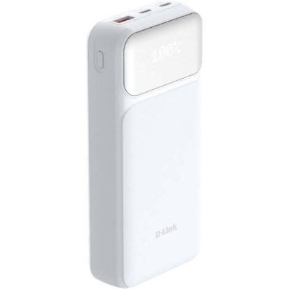 Mobilni USB punjač D-LINK PowerBank DPP-201, 20000 mAh, 2x USB-C, 1x USB-A, bijeli