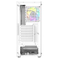 Kućište BIT FORCE SWAN ARGB-4, MIDI, ATX, RGB, bijelo, window, bez napajanja