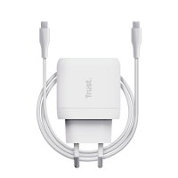 Kućni punjač TRUST Maxo, USB-C, 45W, bijeli