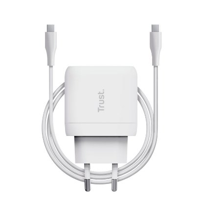Kućni punjač TRUST Maxo, USB-C, 45W, bijeli