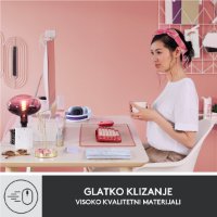 Podloga za miš, LOGITECH Desk Mat Studio, soft, roza