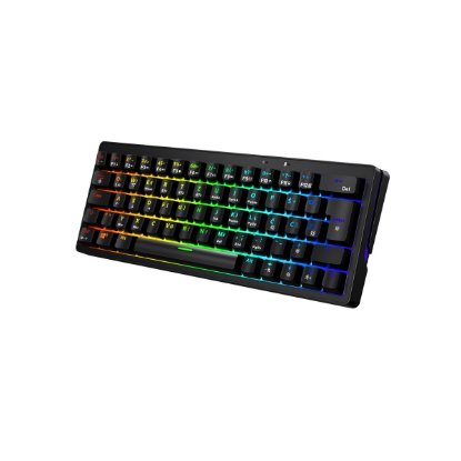 Tipkovnica EPOCH Kari, RGB, mehanička, bežična, BT, UK/HR layout, crna, USB