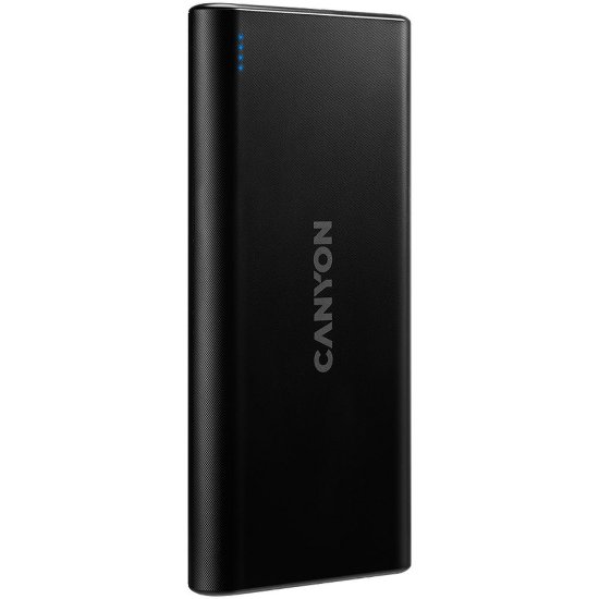 Mobilni USB punjač CANYON PB-106, 10000 mAh, crni