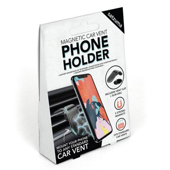 Držač za smartphone SATZUMA Magnetic Car Vent, magnetski