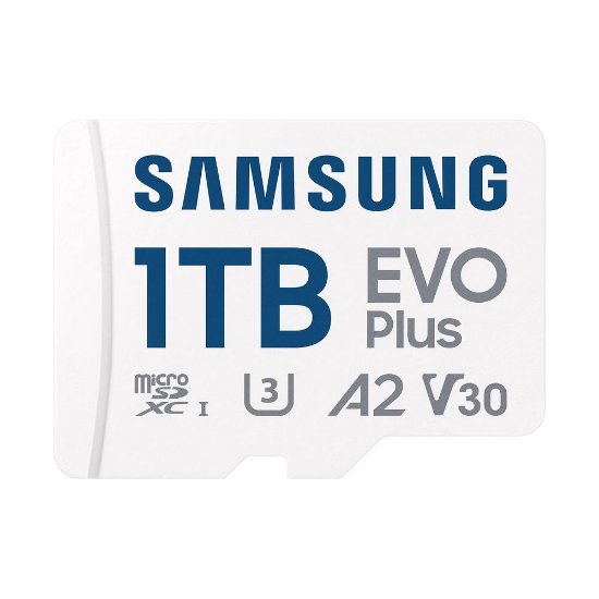 Memorijska kartica SAMSUNG, MicroSDXC, 1TB EVO Plus, MB-MC1T0SA/EU, class 10