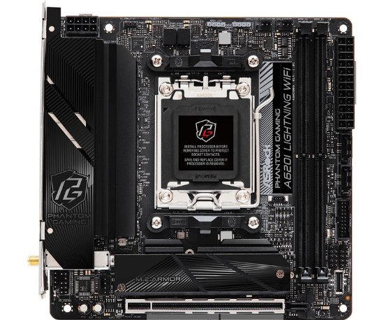 Matična ploča ASROCK A620I Lightning WiFi, AMD A620, DDR5, miniITX, s. AM5