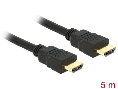 Kabel DELOCK, HDMI (M) na HDMI (M), 5m