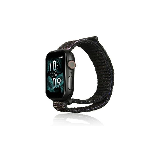 Zamjenski remen BELINE Nylon za Apple Watch 42/45/45/49mm, crni