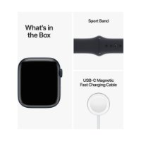 Pametni sat Apple Watch S8 GPS, 45mm Midnight Aluminium Case with Midnight Sport Band - Regular