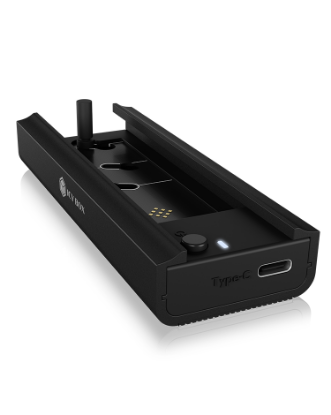 Eksterno kućište ICY BOX IB-180MC-C31, M.2 NVMe SSD 42/60/80mm, USB-C 3.2, Aluminijsko kućište, crno
