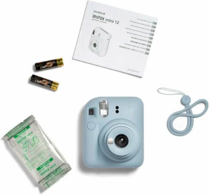 FUJIFILM instant fotoaparat Instax Mini 12, pastel blue