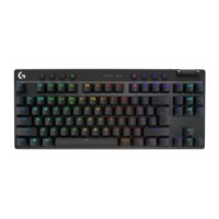 Tipkovnica LOGITECH G Pro X TKL LIGHTSPEED, mehanička, bežična, RGB, crna