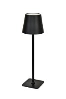 LED lampa Modern Nordic LED Touch, baterija, crna
