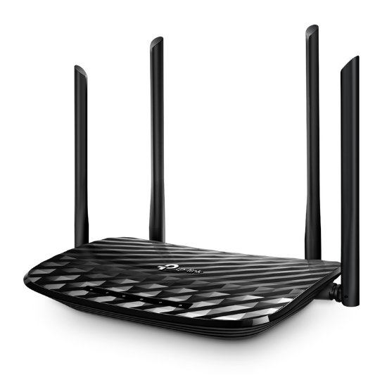 Router TP-LINK AC-1200, 802.11a/b/g/n/ac, Dual Band Gigabit Archer C6 Ruter, 4 x 10/100/1000 LAN + 1 10/100/1000 WAN, 4 antene, bežični