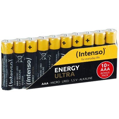 Baterije INTENSO AAA LR03, alkalne, 1.5 V, 1250 mAh, 10kom