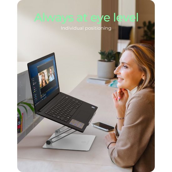 Stalak za laptop ICY BOX IB-NH300, do 17", sivi