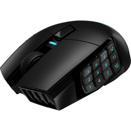 Miš CORSAIR Scimitar Elite Wireless, RGB, optički, bežični, 26000dpi, crni