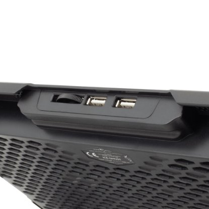 Hlađenje za laptop WHITE SHARK GCP-20 Ice Ghost, do 17.3", crno