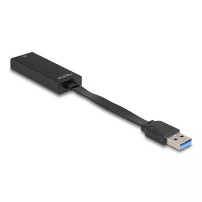 Mrežni adapter DELOCK, USB 3.0 na G-LAN, slim, crni