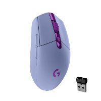 Miš LOGITECH Gaming G305 Lightspeed, bežični, optički, 12000dpi, lilac, USB