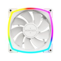 Ventilator MONTECH RX120 PWM, 120mm, 1600 okr/min, RGB, bijeli