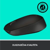 Miš LOGITECH M171, optički, bežični, crni