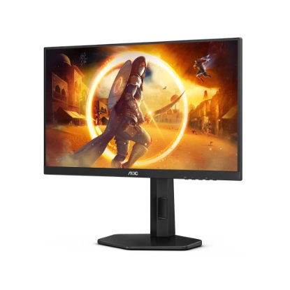 Gaming monitor 23.8" AOC 24G4X, FHD, IPS, 180Hz, 1ms, 300cd/m2, G-Sync, pivot, zvučnici, crni