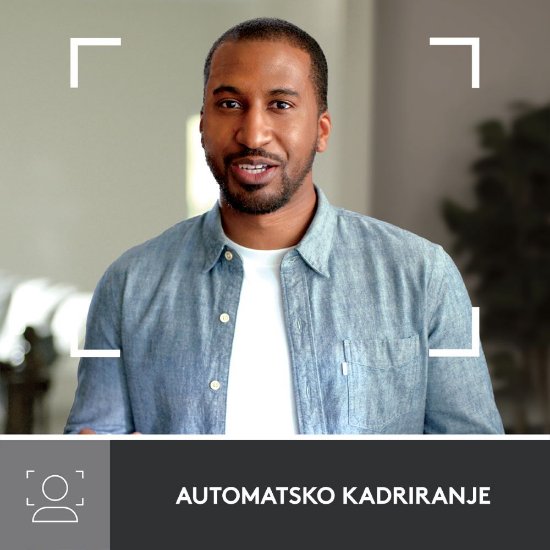 Web kamera LOGITECH Brio 500, crna