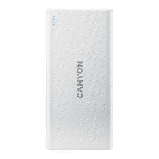 Mobilni USB punjač CANYON PB-106, 10000 mAh, bijeli