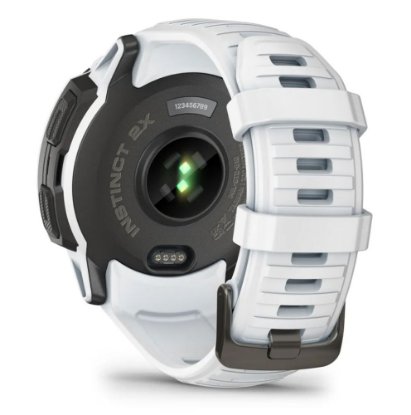 Pametni sat GARMIN Instinct 2X Solar, HR, GPS, multisport, bijeli/bijeli