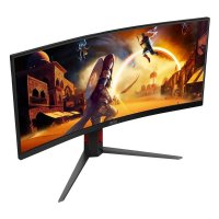 Gaming monitor 34" AOC CU34G4, UWQHD, VA, 180Hz, 1ms, 300cd/m2, FreeSync, zakrivljeni, crni