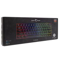 Tipkovnica WHITE SHARK GK-003112 Kaiken, RGB, crveni switch, mehanička, UK/HR, bežična, crna