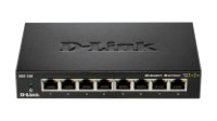 Switch D-LINK DGS-108, Gigabit Switch, 10/100/1000 Mbps, metalno kućište, 8-port