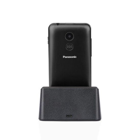 Klasični mobitel PANASONIC KX-TU155 EXBN, senior, crni + punjač baza