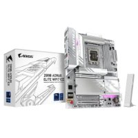 Matična ploča GIGABYTE Z890 Aorus Elite WIFI7 ICE, Intel Z890, DDR5, WiFi, ATX, s. 1851, bijela