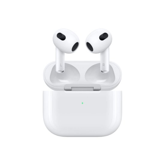 Slušalice APPLE Airpods 3, kutijica za punjenje, in-ear, mikrofon, bijele