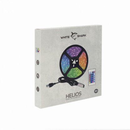 LED traka WHITE SHARK Helios-3, RGB, USB, daljinski upravljač, 3m