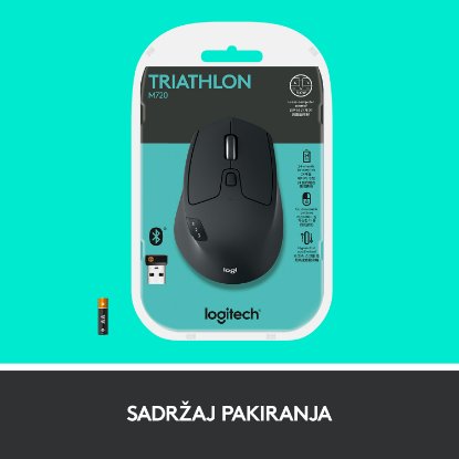 Miš LOGITECH M720 Triathlon, bežični, USB