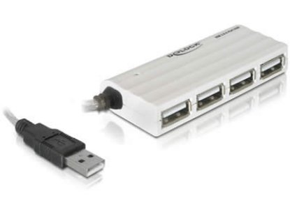 USB HUB DELOCK, 4-portni, slim, 2.0