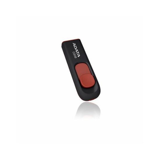 Memorija USB FLASH DRIVE, 32 GB, ADATA C008 Black AD, AC008-32G-RKD, crna