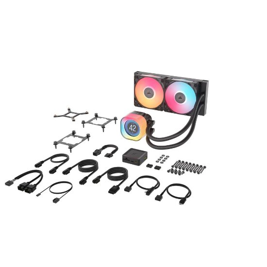 Vodeno hlađenje CORSAIR iCUE LINK TITAN RX LCD 240, za Intel i AMD